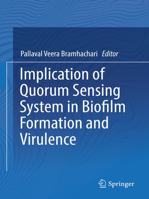 cover image of Implication of Quorum Sensing System in Biofilm Formation and Virulence